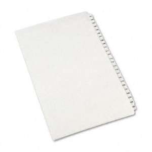  Legal Ring Binder Tab Dividers   Title 101 125, 14 x 8 1 