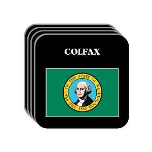  US State Flag   COLFAX, Washington (WA) Set of 4 Mini 