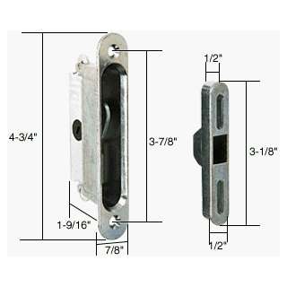  CRL 7/8 Wide Mortise Lock and Keeper 3 7/8 Screw Holes 