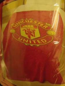 Manchester United Fleece Throw Bedspread Blanket NEW  