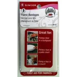  Singer 3 Inch by 5 Inch Fabric Bandages, 3 Pack Arts 