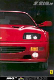 1995 Ferrari F512M 512 Prestige Brochure  