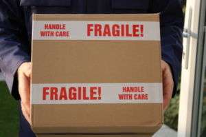 36) 2 INCH FRAGILE PRINTED BOX PACKING SHIPPING TAPE  