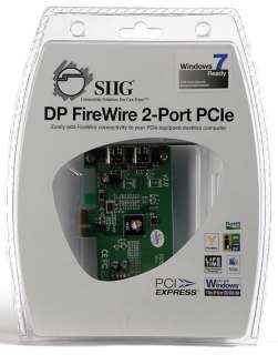 SIIG PCI e FireWire Card (2 Port Firewire PCI e Card)  