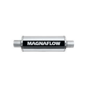 com Magnaflow 14614 Polished Stainless Steel 2 Center Round Muffler 