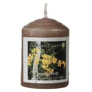   Colonial Candle Mountain Birch Scented Votive Candles