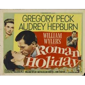 Roman Holiday Movie Poster (22 x 28 Inches   56cm x 72cm) (1953) Half 