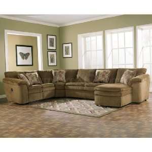  Rebel   Mocha Sleeper Sectional w/ Right Corner Chaise by 