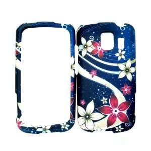  Galaxy Flower Rubberized Snap on Hard Protective Cover 