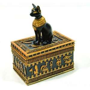  Egypt Bastet Cat Goddess Keepsake Urn Patio, Lawn 