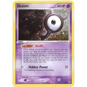  Pokemon Card Y/28   UNOWN Y (holo foil) Toys & Games
