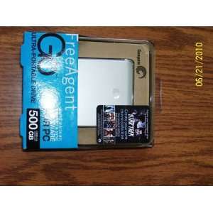 Seagate Free Agent Go Ultra Portable Hard Drive 500GB 