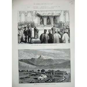  1884 Afghan War Palace Teheran Demavend Gompaz Persian 