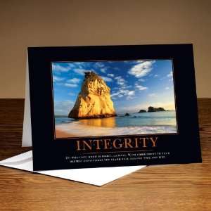  Successories Integrity Cathedral Rock 25 Pack Greeting 