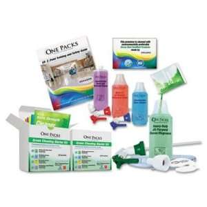 Green Cleaning Starter Kit Pre Measured 5 Type of Cleaners & Bottles 1 