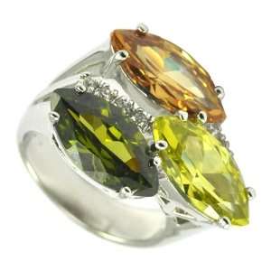  Multi Color Marquise CZ Ring Jewelry
