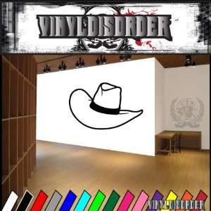  Western Cowboy Hat NS012 Vinyl Decal Wall Art Sticker 