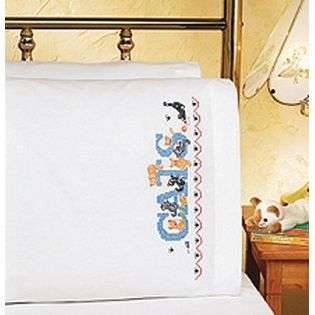   blend machine washable stamped pillowcase graph and instructions