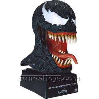Master Replica Spider Man 3 VENOM Mask Scaled Prop/Bust  