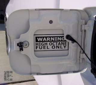 Warning High Octane Fuel Only Graphic Sticker Decal  