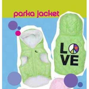 Waghearted Winter Parka Jacket   Green   X Small  Pet 