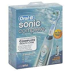   Power Toothbrush with UV Sanitizer Base   3 Soft Dupont Brush Heads