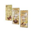 CC Home Furnishings Pack of 6 Natures Way Collection Nature Themed 