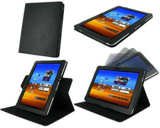   View Leather Folio Case Stand Cover for Samsung Galaxy Tab 10.1  