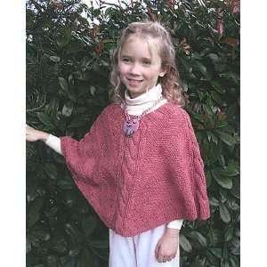 Loft Childrens Cabled Poncho (P A177 H) 