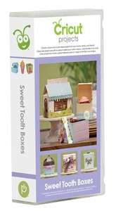 Cricut Cartridge Sweet Tooth Boxes, Fun box shape Projects, Brand New 