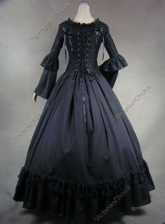 Victorian Corset Lace Lolita Dress Ball Gown Prom 112 S  