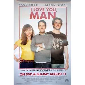  I Love You Man Movie Poster 27 X 40 (Approx 