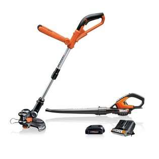 WORX WG912.51 2 Piece 18 Volt Lithium Ion Cordless Combo Kit With 