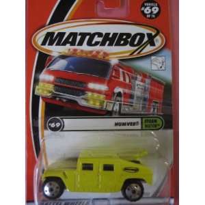  Humvee (Yellow) #69 Storm Watch Series By Matchbox 