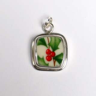   China Jewelry   Lenox Holiday Holly   Sterling Silver Charm  