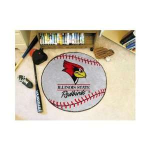  Illinois State Redbirds 29 Round Baseball Mat Sports 