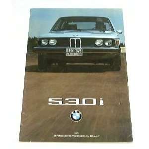  1976 76 BMW 530i Luxury Car 4dr BROCHURE 