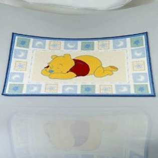 Korhani Disney Winnie the Pooh Sleeping 22x35 Rug in Blue 