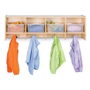  Wall Mount Locker with Clear Plastic Tubs