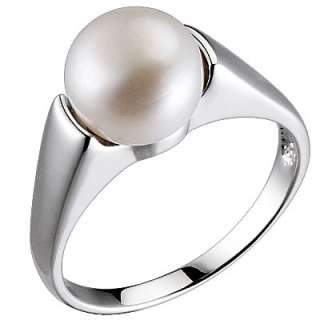 Sterling Silver 925 Fresh Water Pearl Solitaire Bridal Engagement 