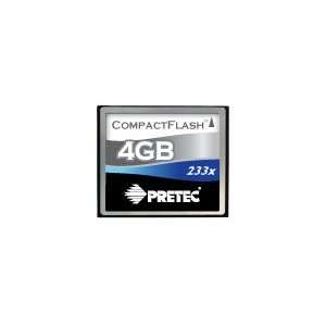  Pretec 4GB 233X UDMA Compact Flash Card Electronics