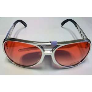  Rock N Roll Sunglasses   Silver Rims/Red Lenses Toys 