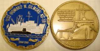 USS Howard W Gilmore AS 16 Submarine Tender Coin USN  