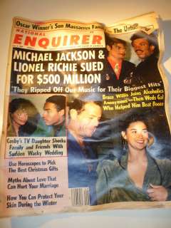 National Enquirer 1987 Michael Jackson Sued Bruce Sober  