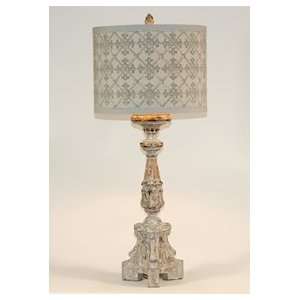 Aidan Gray San Lorenzo Carved Column Table Lamp