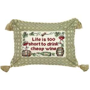  123 Creations C721.9x12 inch Life Is Too Short to Drink 