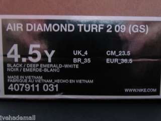The classic Diamond Turf in a grade school size black nubuck and 