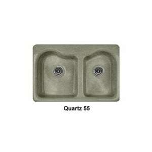   Advantage 3.2 Double Bowl Kitchen Sink with Four Faucet Holes 51 4 55
