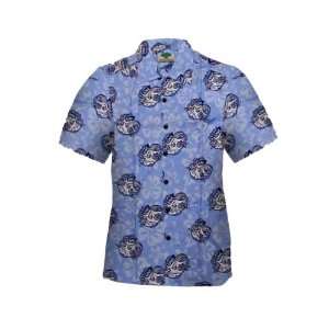   Tar Heels (UNC) Full Button Aloha Hawaiian Shirt