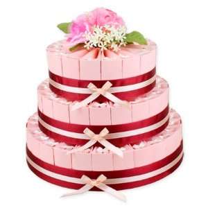   Pink Favor Cakes   3 Tiers Wedding Favors